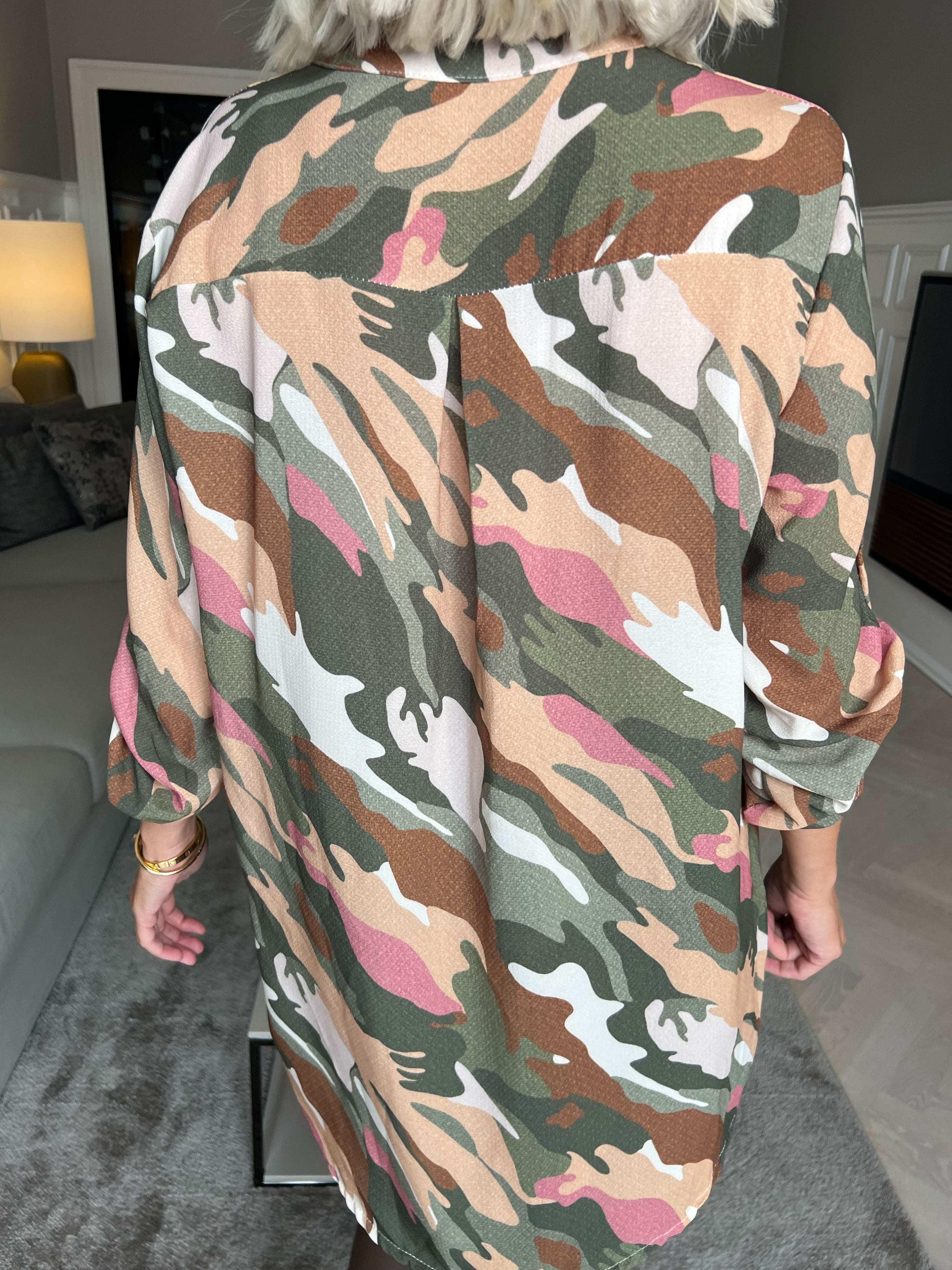 Vanesa Camo - Tunika i camouflageprint